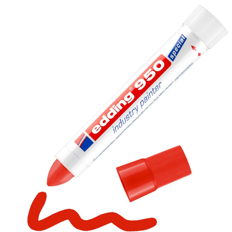 edding Industriemarker 10.0 mm Rot