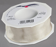 PRÄSENT Geschenkband Lyon 40 mm x 25 m creme