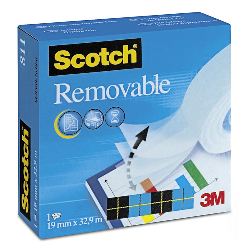 Scotch Klebefilm 19 mm x 33 m matt-unsichtbar
