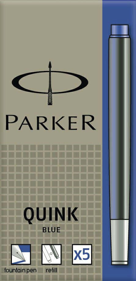 PARKER Tintenpatronen für Füller blau