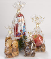 folia Zellglasbeutel 11,5 x 18,5 cm transparent mit Golddruck