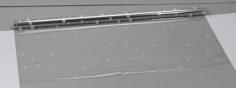 folia Geschenkfolie Kristalle 2,5mx Transparent