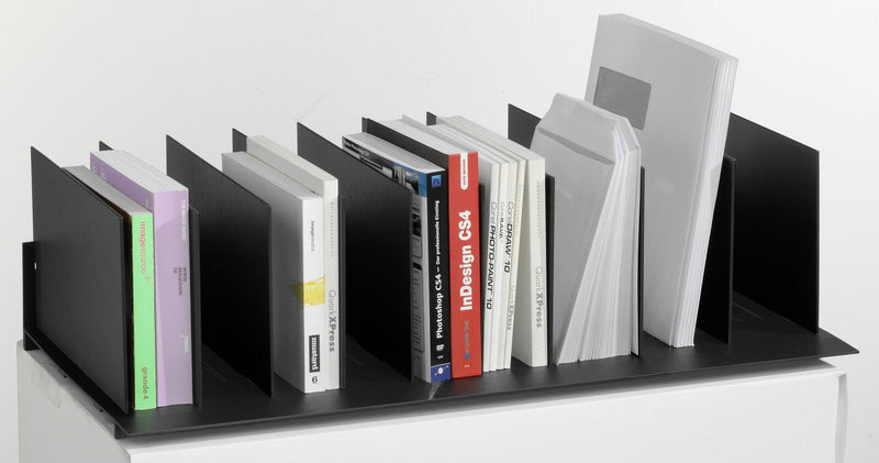 PAPERFLOW Buchstütze 85,8 x 32,3 x 23,3 cm schwarz