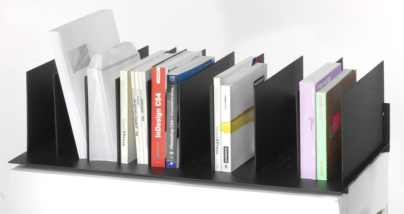 PAPERFLOW Buchstütze 85,8 x 32,3 x 23,3 cm schwarz
