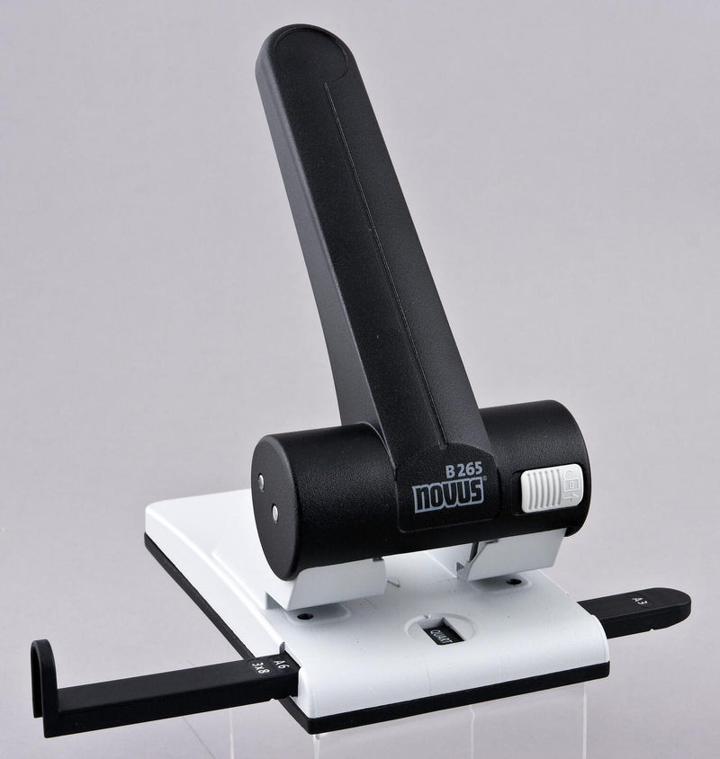 novus Registraturlocher B265 hellgrau-dunkelgrau
