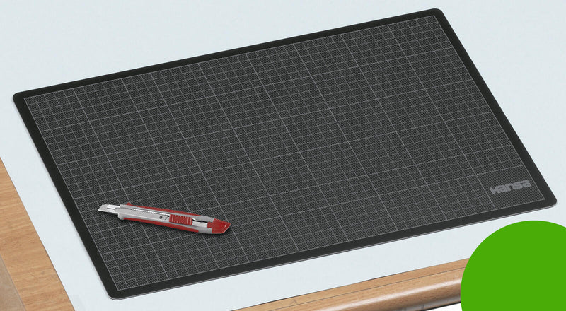 styro Schneidematte 45,0 x 30,0 cm grün/schwarz