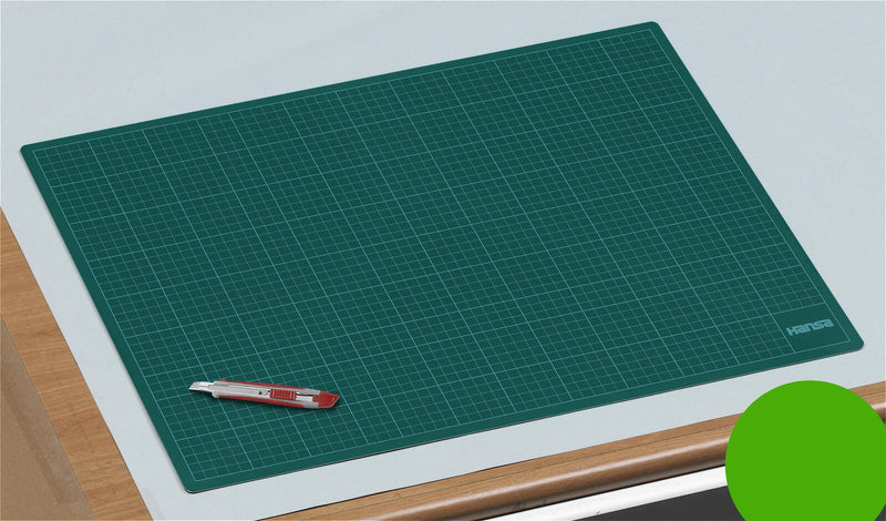 styro Schneidematte 60,0 x 45,0 cm grün/schwarz