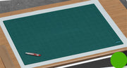 styro Schneidematte 90,0 x 60,0 cm grün/schwarz