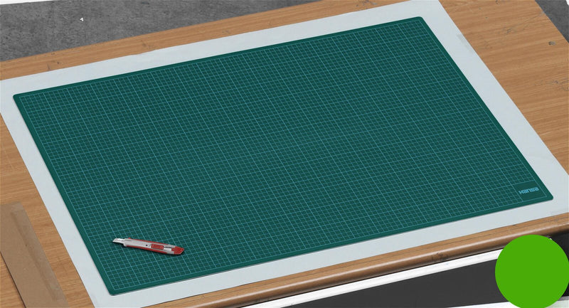 styro Schneidematte 90,0 x 60,0 cm grün/schwarz