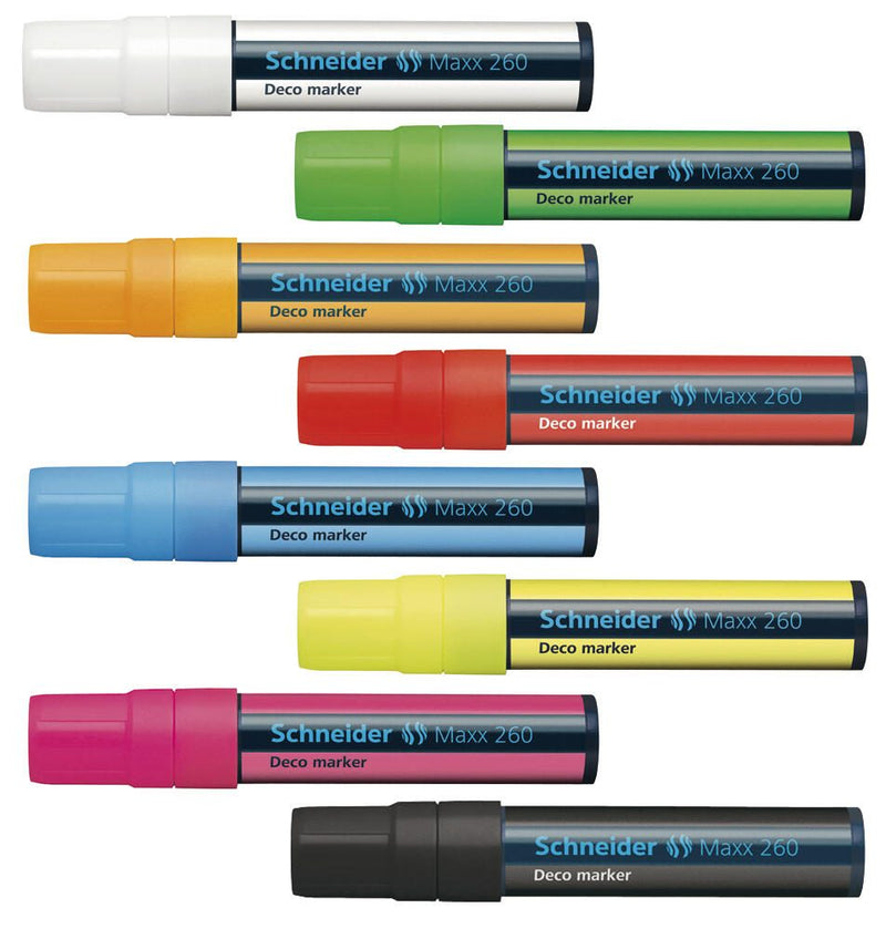 Schneider Maxx 260 Kreidemarker 5.0 - 15.0 mm Rot