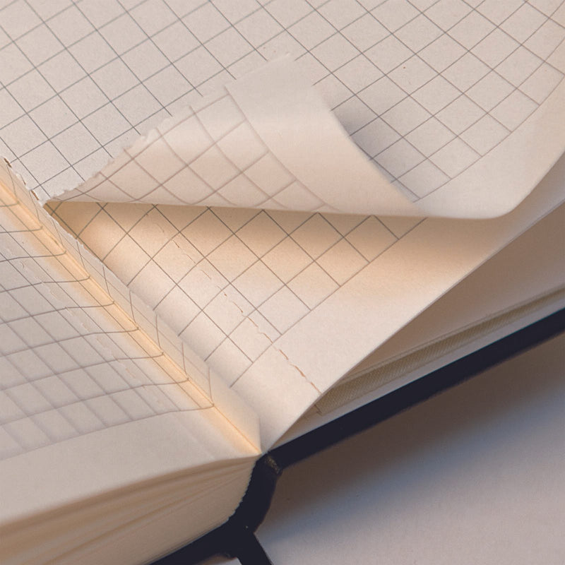 BRUNNEN Notizbuch ca. DIN A5 kariert, 192, davon 16 zum Heraustrennen Seiten