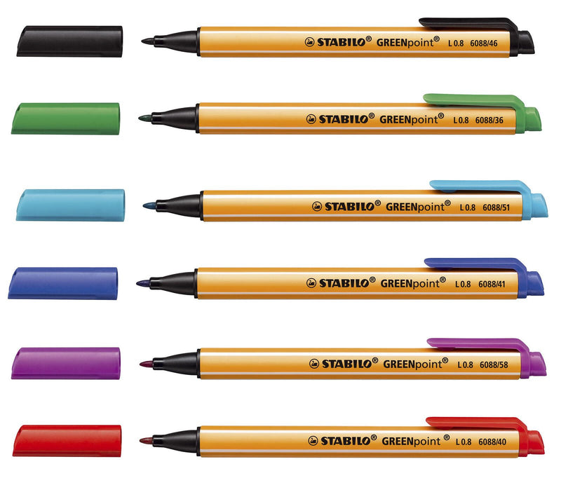 STABILO Filzstift Blau 0.8 mm