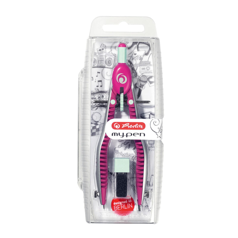 herlitz Zirkel My.Pen pink
