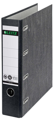LEITZ Doppelordner 2x A5 quer Karton schwarz