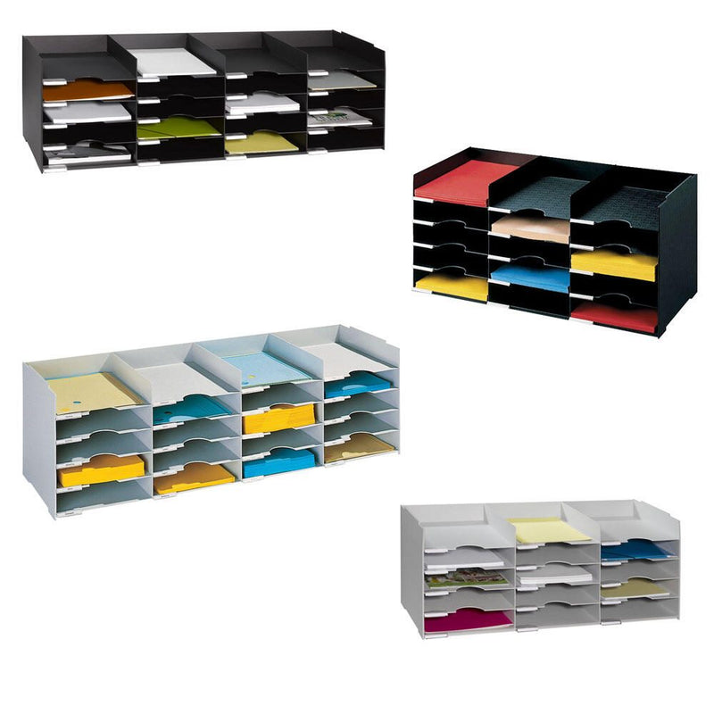 PAPERFLOW Sortierstation DIN A4+ 15-Fach schwarz