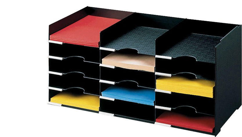 PAPERFLOW Sortierstation DIN A4+ 15-Fach schwarz