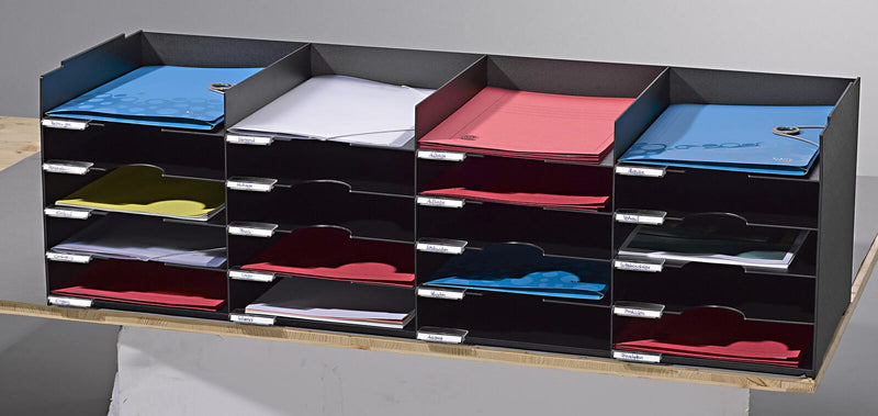 PAPERFLOW Sortierstation DIN A4+ 20-Fach schwarz
