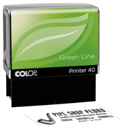 COLOP Textstempel, individualisierbar Printer 40 Greenline mit Logo