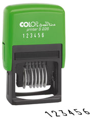 COLOP Ziffernstempel Printer S226 Greenline grün
