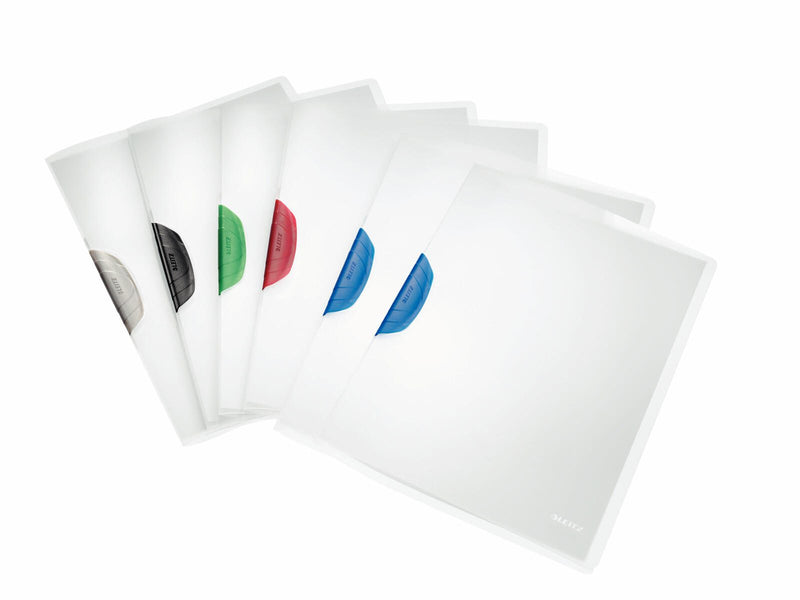 LEITZ Klemmhefter color Clip DIN A4 transparent