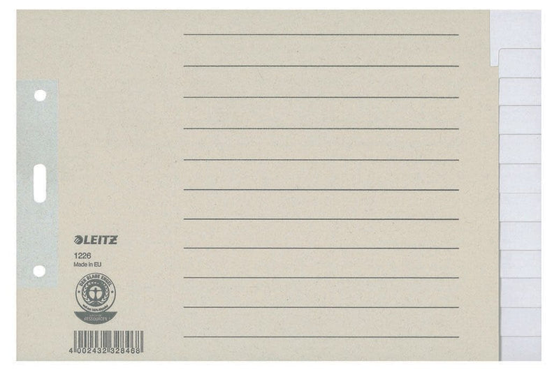 LEITZ Ordnerregister Vollformat blanko A5