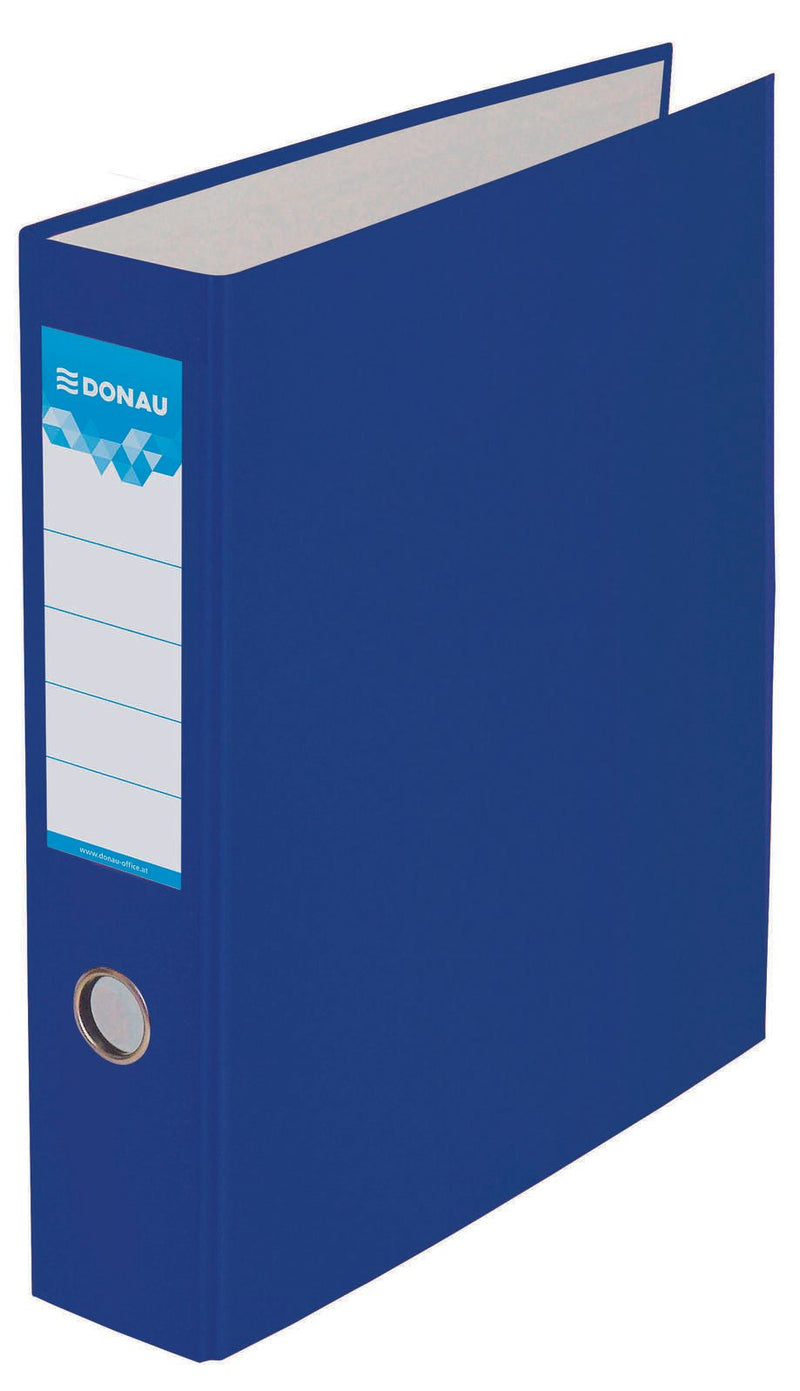 DONAU Doppelordner 2x A5 quer Karton blau