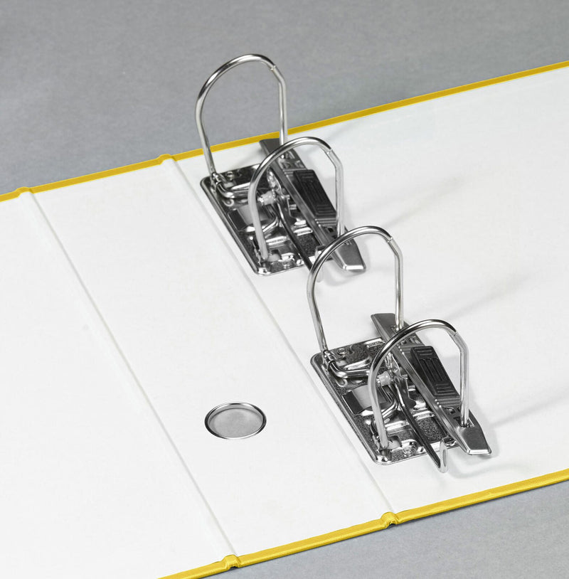 DONAU Doppelordner 2x A5 quer Karton gelb