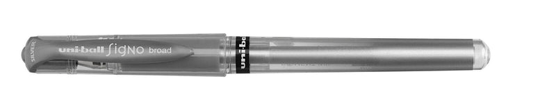 uni-ball Ub Signo Um-153 Gelschreiber 0.6 mm, Schreibfarbe: Silber
