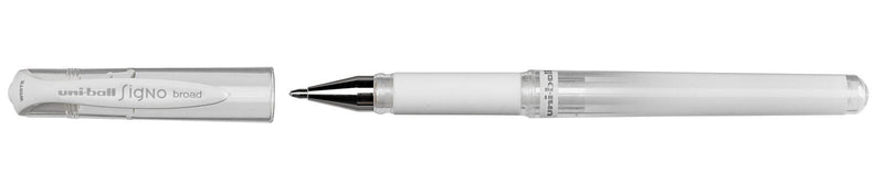 uni-ball Ub Signo Um-153 Gelschreiber 0.6 mm, Schreibfarbe: Weiß