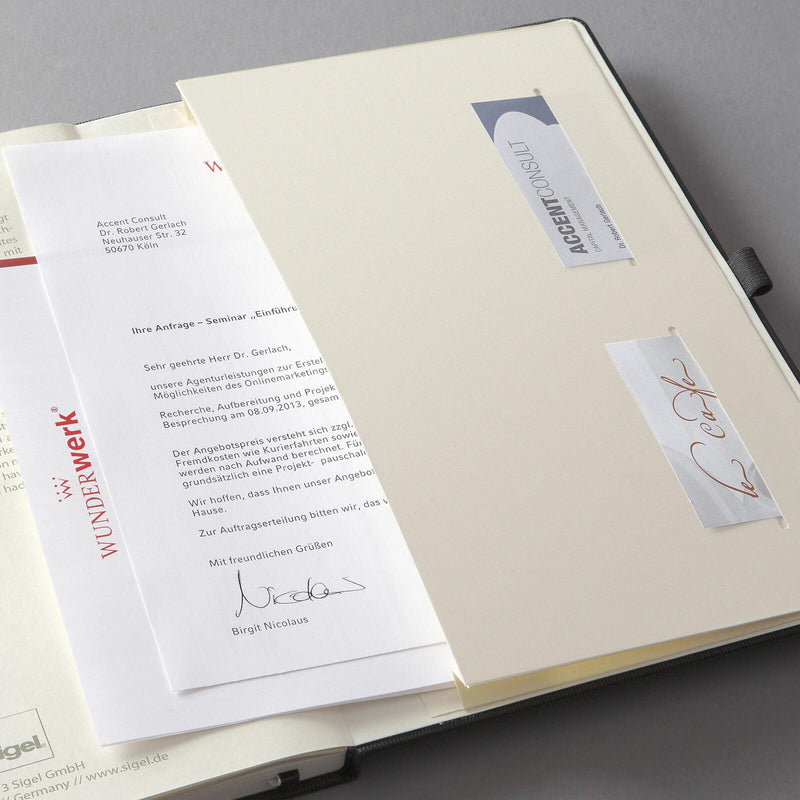 SIGEL Notizbuch ca. DIN A4 liniert, 194 Seiten