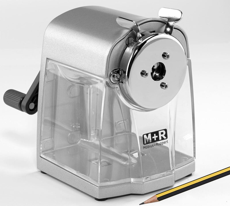M + R Spitzmaschine silber/transparent