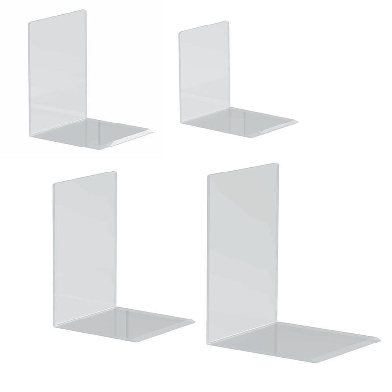 MAUL Buchstützen 12,0 x 12,0 x 17,0 cm glasklar