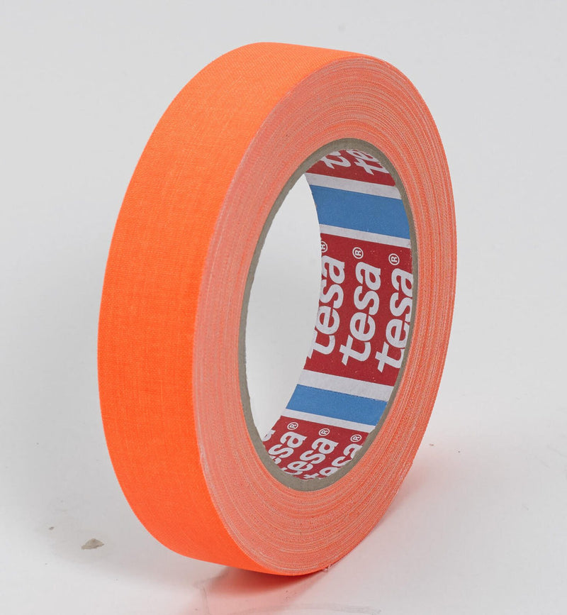 tesa Gewebebänder 19 mm x 25 m neonorange