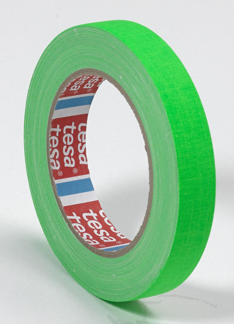 tesa Gewebebänder 19 mm x 25 m neongrün