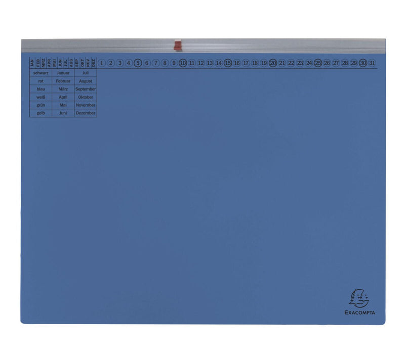 Exacompta Exaflex Premium Hängehefter kaufmännische Heftung DIN A4 blau
