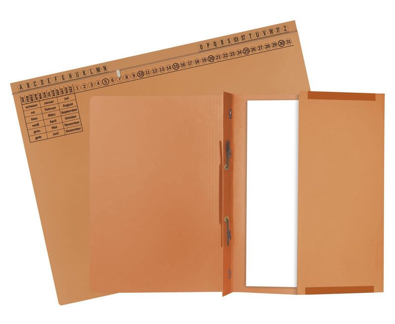 Exacompta Exaflex Standard Hängehefter Amtsheftung / kaufmännische Heftung DIN A4 orange