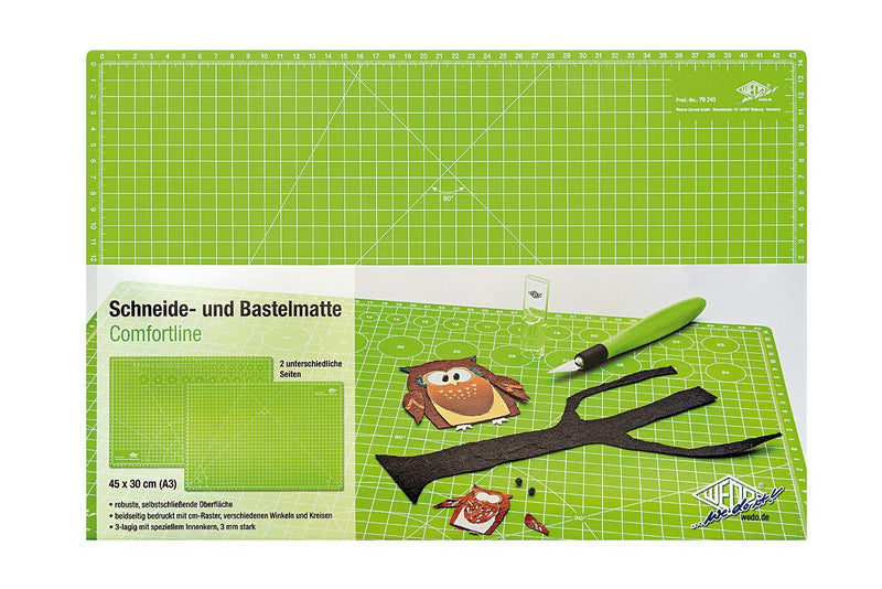 WEDO Schneidematte 45,0 x 30,0 cm apfelgrün