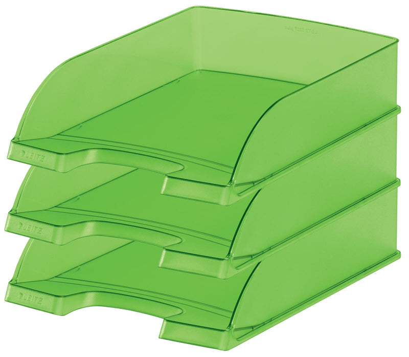 LEITZ Briefablage DIN A4 grün-transparent