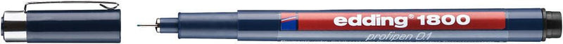 edding 1800 Fineliner 0.25 mm Schwarz