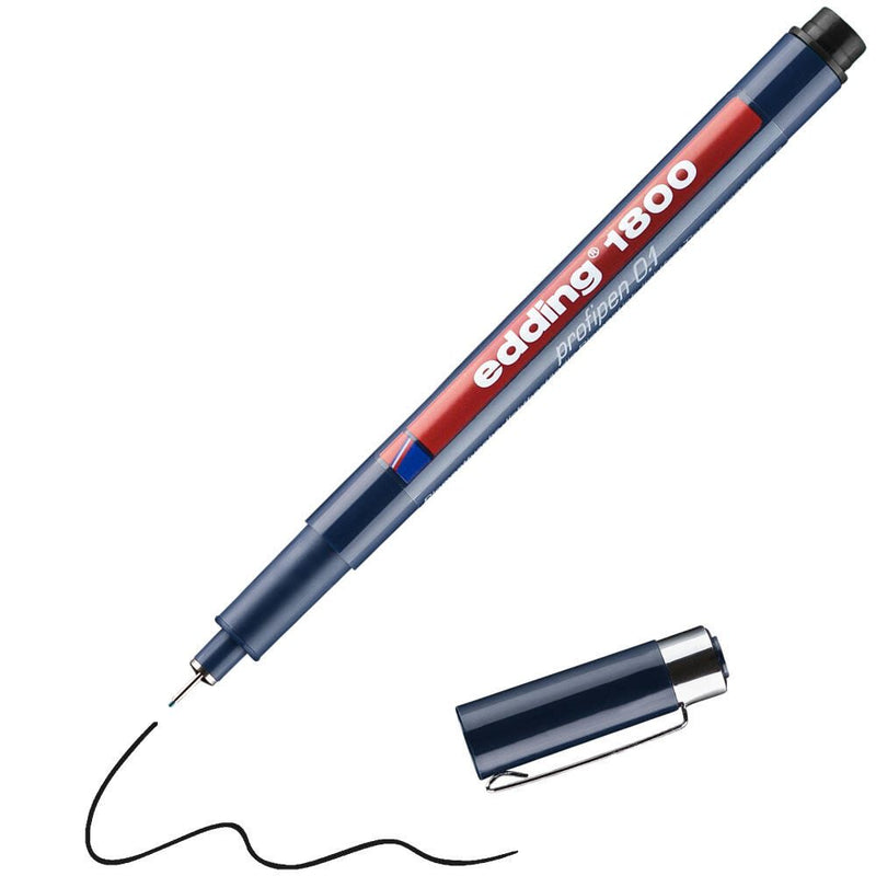 edding 1800 Fineliner 0.25 mm Schwarz