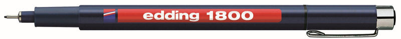 edding 1800 Fineliner 0.25 mm Schwarz