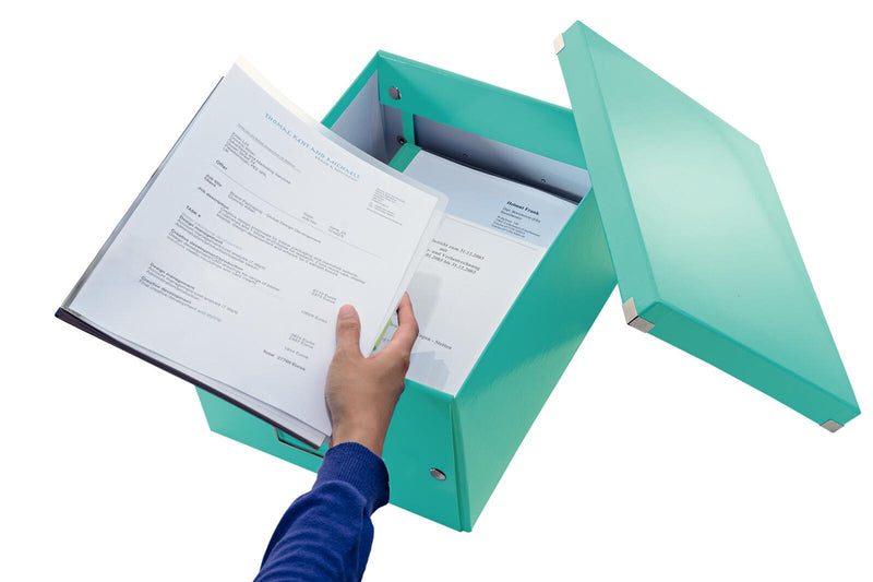 LEITZ Aufbewahrungsbox 16,7 l - 28,1 x 36,9 x 20,0 cm eisblau