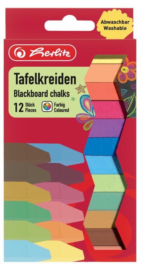 herlitz Kreide Mehrfarbig