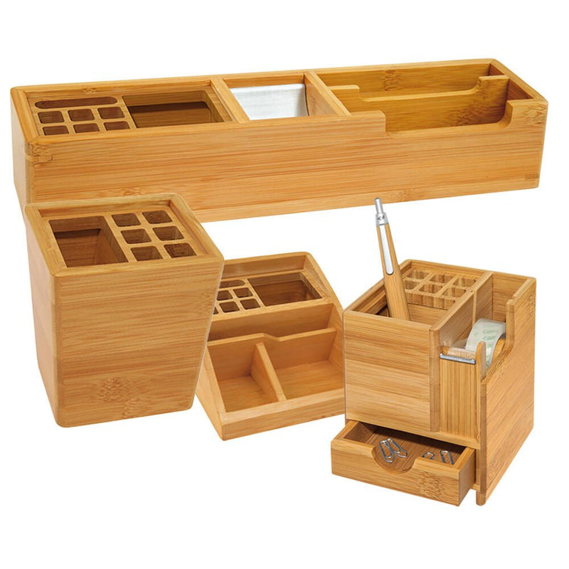 WEDO Schreibtisch-Organizer 31,8 x 6,8 x 6,0 cm braun