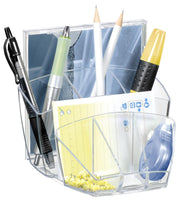 cep Stiftehalter 14,3 x 15,8 x 9,3 cm schwarz-transparent