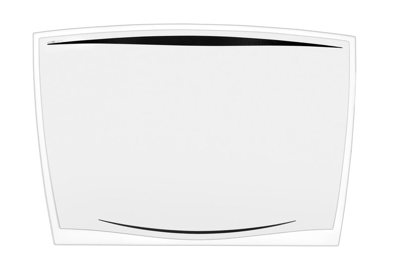 cep Schreibtischunterlage 64,2 x 43,8 cm transparent/schwarz