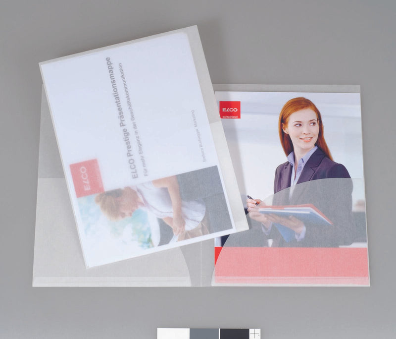 ELCO Angebotsmappen für DIN A4 weiß/transparent