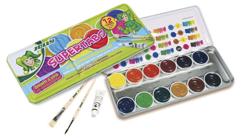 JOLLY Wasserfarbkasten 12 Farben