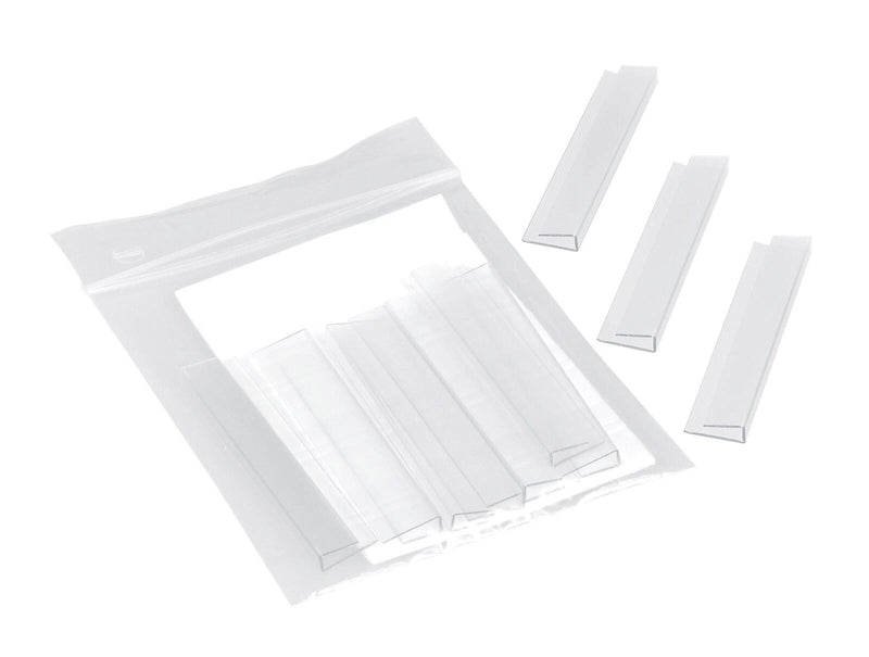 styro Beschriftungsschilder mit Clip 6,5 x 1,2 cm
