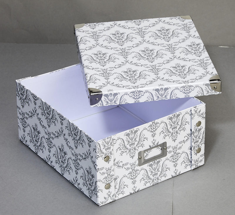 Zeller Aufbewahrungsbox vintage 9,6 l - 26,0 x 31,0 x 14,0 cm weiß, vintage